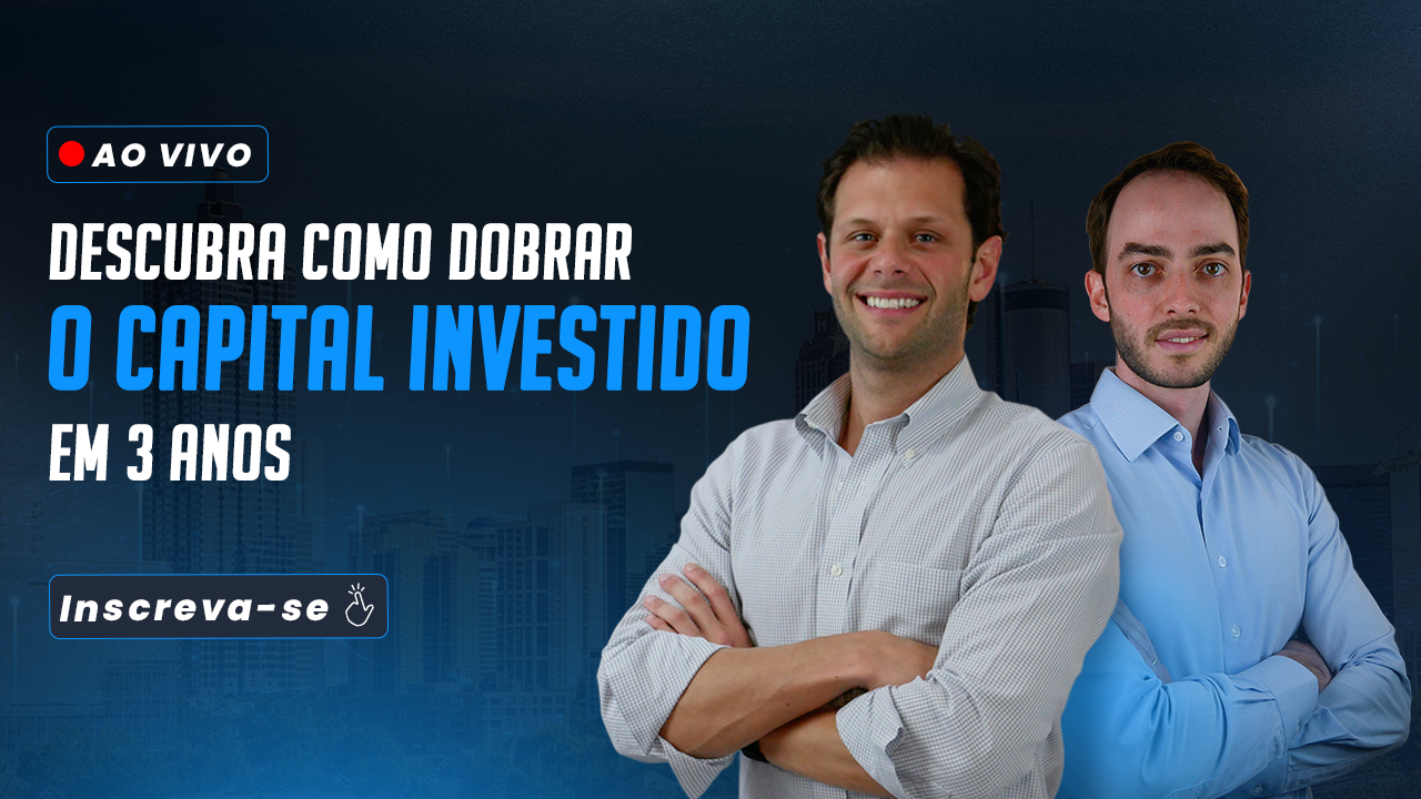 banner com CTA para inscrição e participação em um webinar.